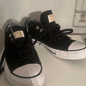womens black converse